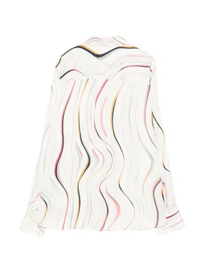 Paul Smith White Regular Printed Shirt In White