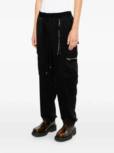 Mastermind Japan Multi-pocket Cargo Pants In Black
