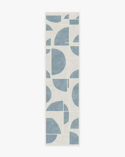 Ruggable Lune Slate Blue Flatwoven Rug | ModeSens