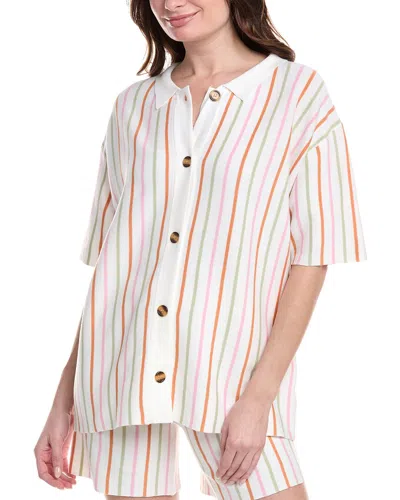 Fate Stripe Knitted Shirt In Multi
