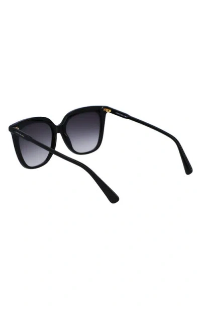Longchamp 53mm Rectangular Sunglasses In Pink