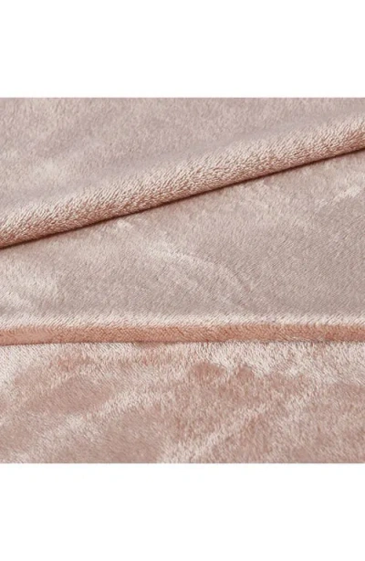 Kenneth Cole Solid Ultra Soft Plush Fleece Blanket In Pink