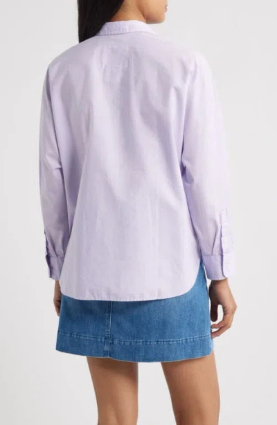 Frank & Eileen Continuous Button-up Shirt In White