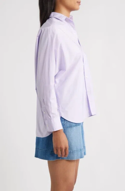 Frank & Eileen Continuous Button-up Shirt In White
