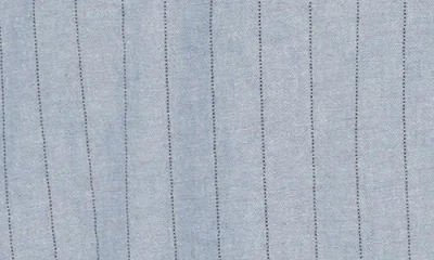 Max Studio Stripe Top In Blue