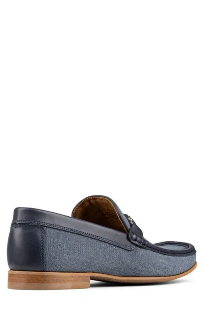 Donald Pliner Danner Bit Loafer In Blue