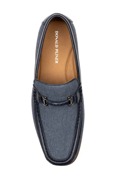 Donald Pliner Danner Bit Loafer In Blue