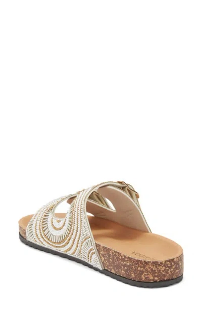 Top Moda Spring Slide Sandal In Multi