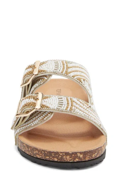 Top Moda Spring Slide Sandal In Multi