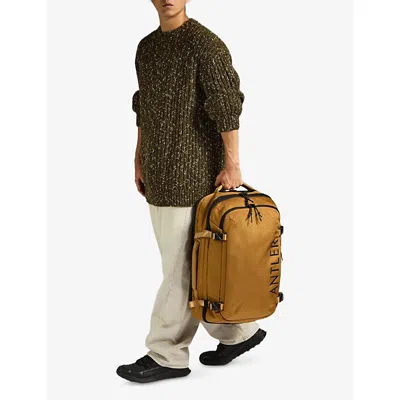 Antler Womens Mustard A Discovery Woven Backpack 45l In Gold