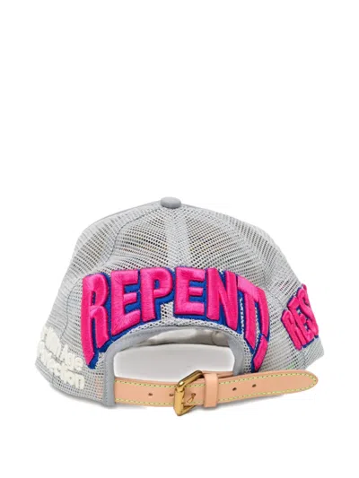 Better With Age Embroidered Mesh-panel Cap In Orange