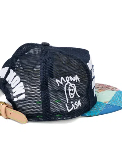 Better With Age Patchwork Embroidered Baseball Cap In Pattern