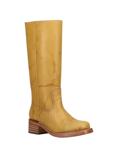 Frye Campus Knee High Boot In Yellow