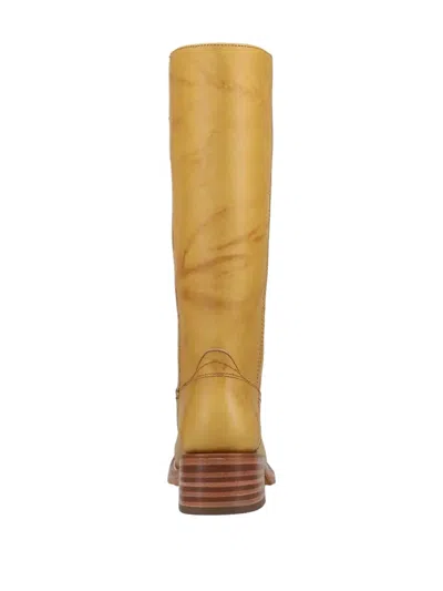 Frye Campus Knee High Boot In Yellow
