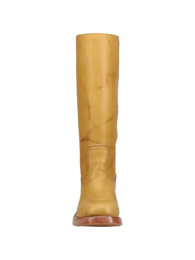 Frye Campus Knee High Boot In Yellow