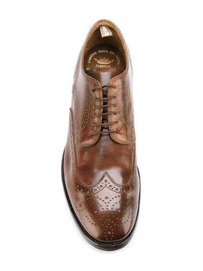 Shop Officine Creative Princeton Canyon Brogues In Brown