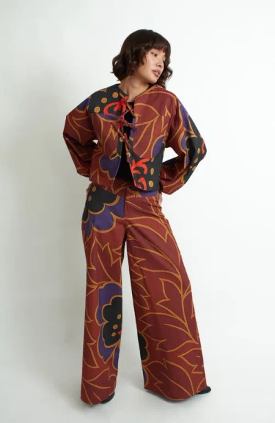 Florencia Davalos Coco Jacket In Blue