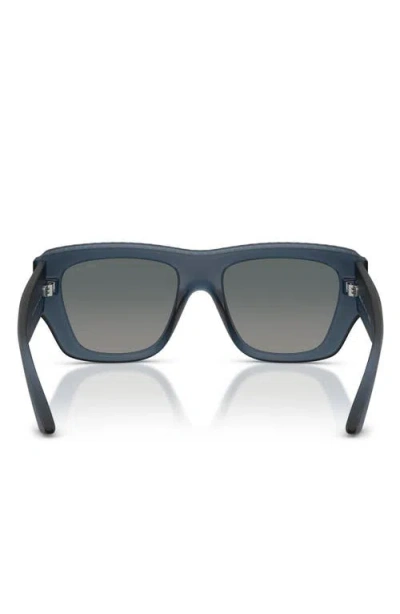 Jimmy Choo 54mm Rectangular Sunglasses In Blue