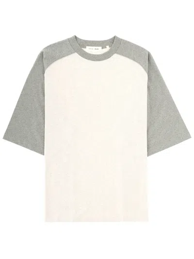 Essentials Signature Baseball Tee In Gray