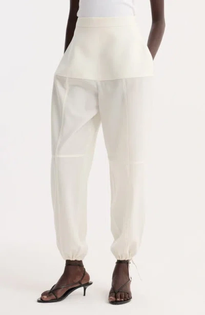Rohe Virgin Wool Balloon Pants In White