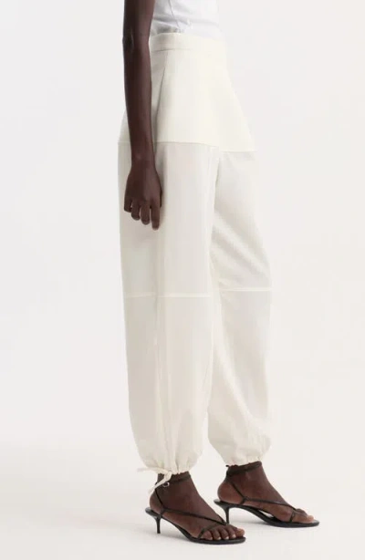 Rohe Virgin Wool Balloon Pants In White