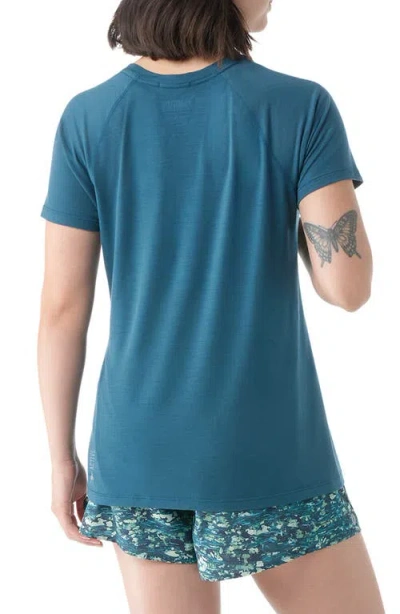 Smartwool Active Ultralite T-shirt In Blue
