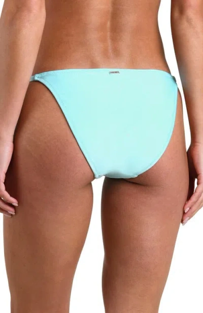 L'agence Violet Ring Solid Bikini Bottom In Blue