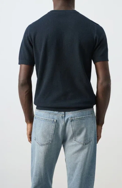 Mango Fine Knit T-shirt In Multi