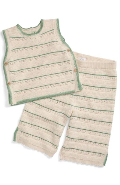 Mori Stripe Knit Tank Top In Multi