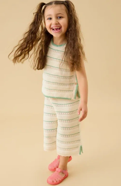 Mori Stripe Knit Tank Top In Multi