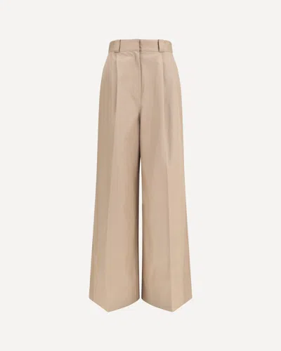 Balenciaga High Waist Pants Wide Leg Belt Loops In Animal Print