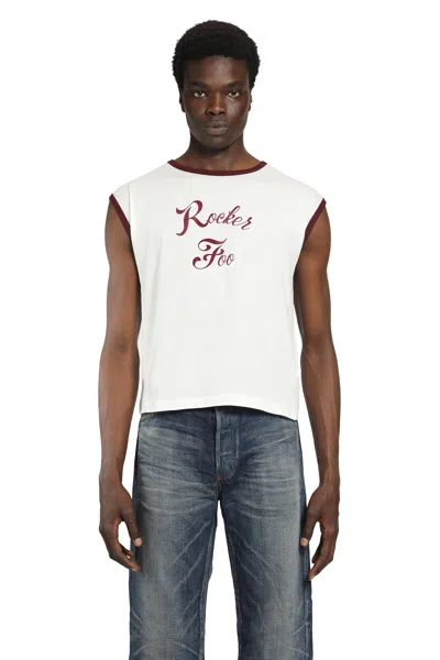 Second / Layer Rocker Foo Ringer Tank Top In White
