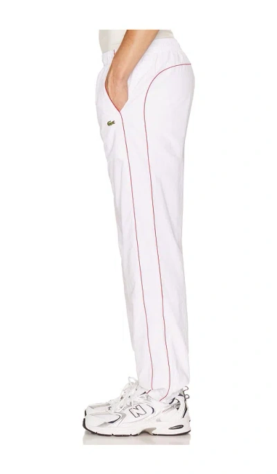 Lacoste Track Pants In White
