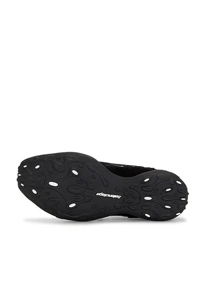 Balenciaga Black Canvas And Corduroy Monday Ultra Sneakers In Black
