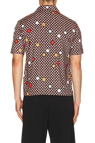 Mm6 Maison Margiela Polo Shirt In Brown