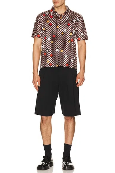 Mm6 Maison Margiela Polo Shirt In Brown