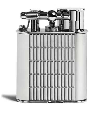 Dunhill Palladium-plated Rollagas Lighter In Silver