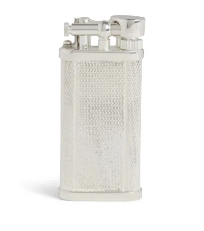 Dunhill Silver-plated Unique Lighter In Silver