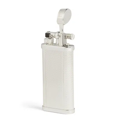 Dunhill Silver-plated Unique Lighter In Silver