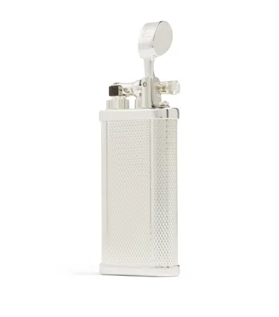 Dunhill Silver-plated Unique Lighter In Silver