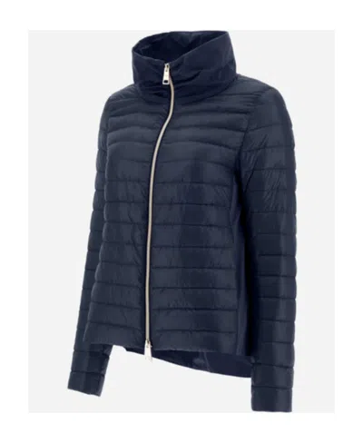 Herno Logo Down Jacket In Black