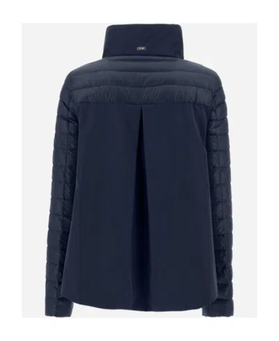 Herno Logo Down Jacket In Black