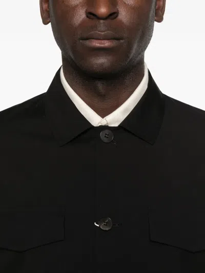 Greyed Voyager Buttoned Overshirt In Black
