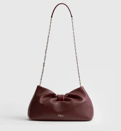 Dior Or Medium  Bow Bag In Blue