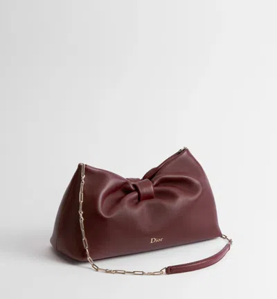 Dior Or Medium  Bow Bag In Blue