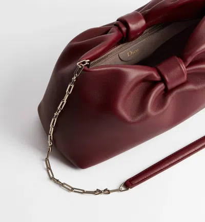 Dior Or Medium  Bow Bag In Blue