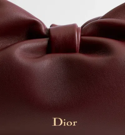 Dior Or Medium  Bow Bag In Blue
