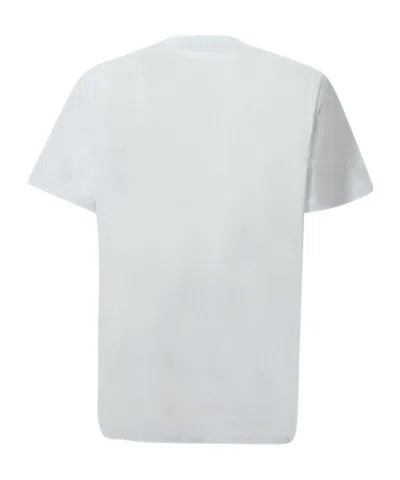 Msgm Logo Print Cotton T-shirt In White