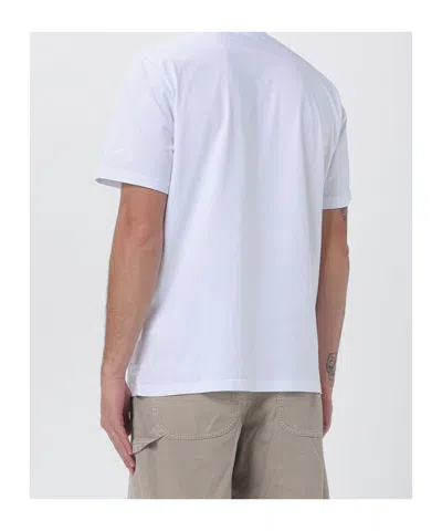 Msgm Logo Print Cotton T-shirt In White