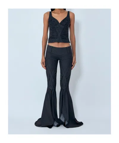 Knwls Flared Jeans In Blue